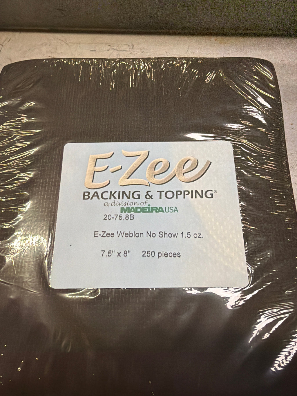 7.5 x 8.0 WEBLON CUT AWAY 1.5 oz.-Black