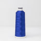 #910-1266 5,500 yard cone of #40 weight Regal Blue Rayon machine embroidery thread.