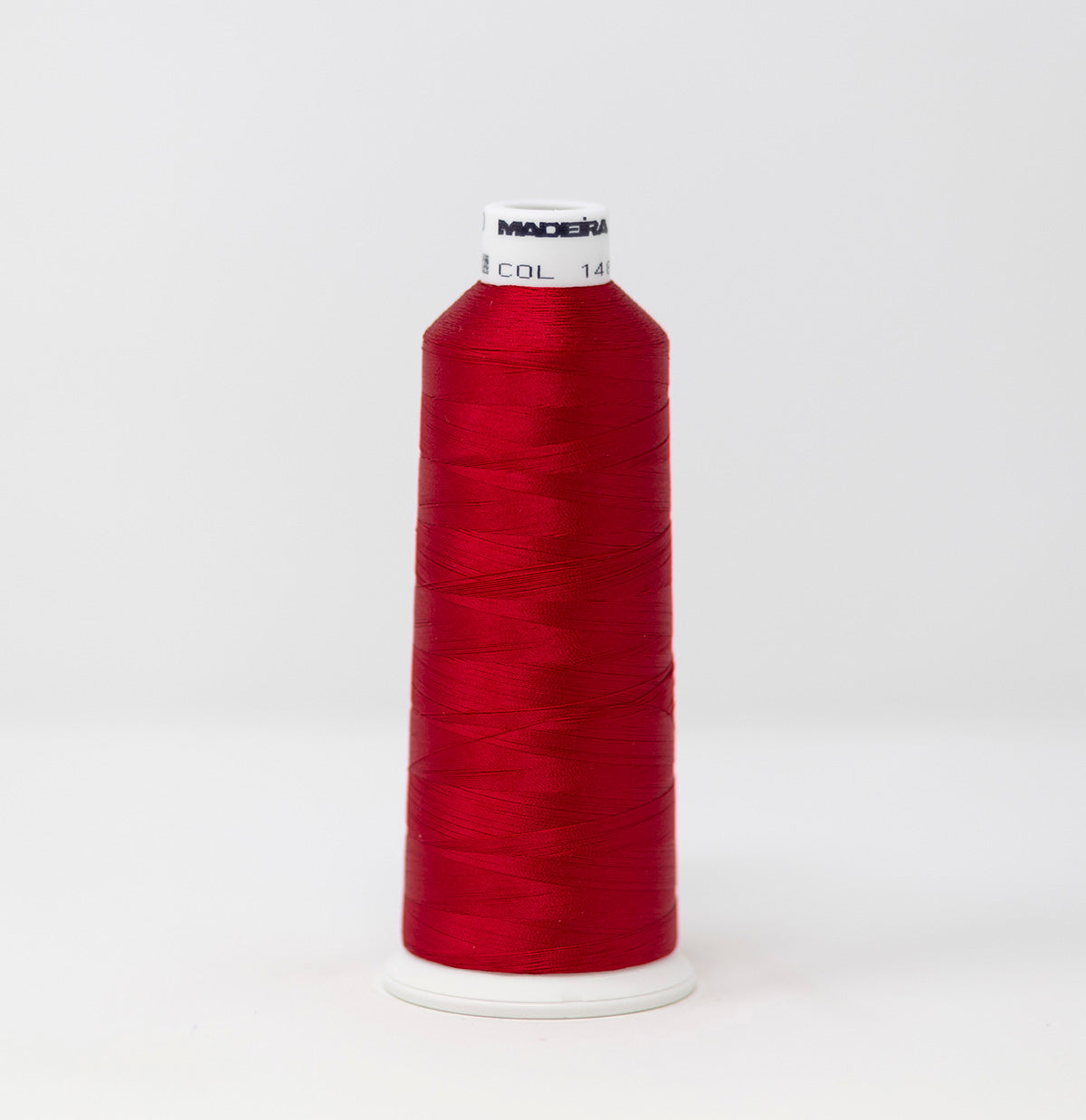 #910-1481 5,500 yard cone of #40 weight Cherry Pie Rayon machine embroidery thread.