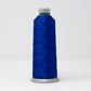 #918-1842 5500 yard cone of #40 weight polyester True Blue machine embroidery thread. 