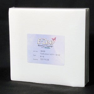 8 x 8 1.8 oz TEARAWAY PL-WHITE