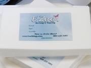 4.5 x 7 2.5 oz TEARAWAY CAP Just Right WHITE